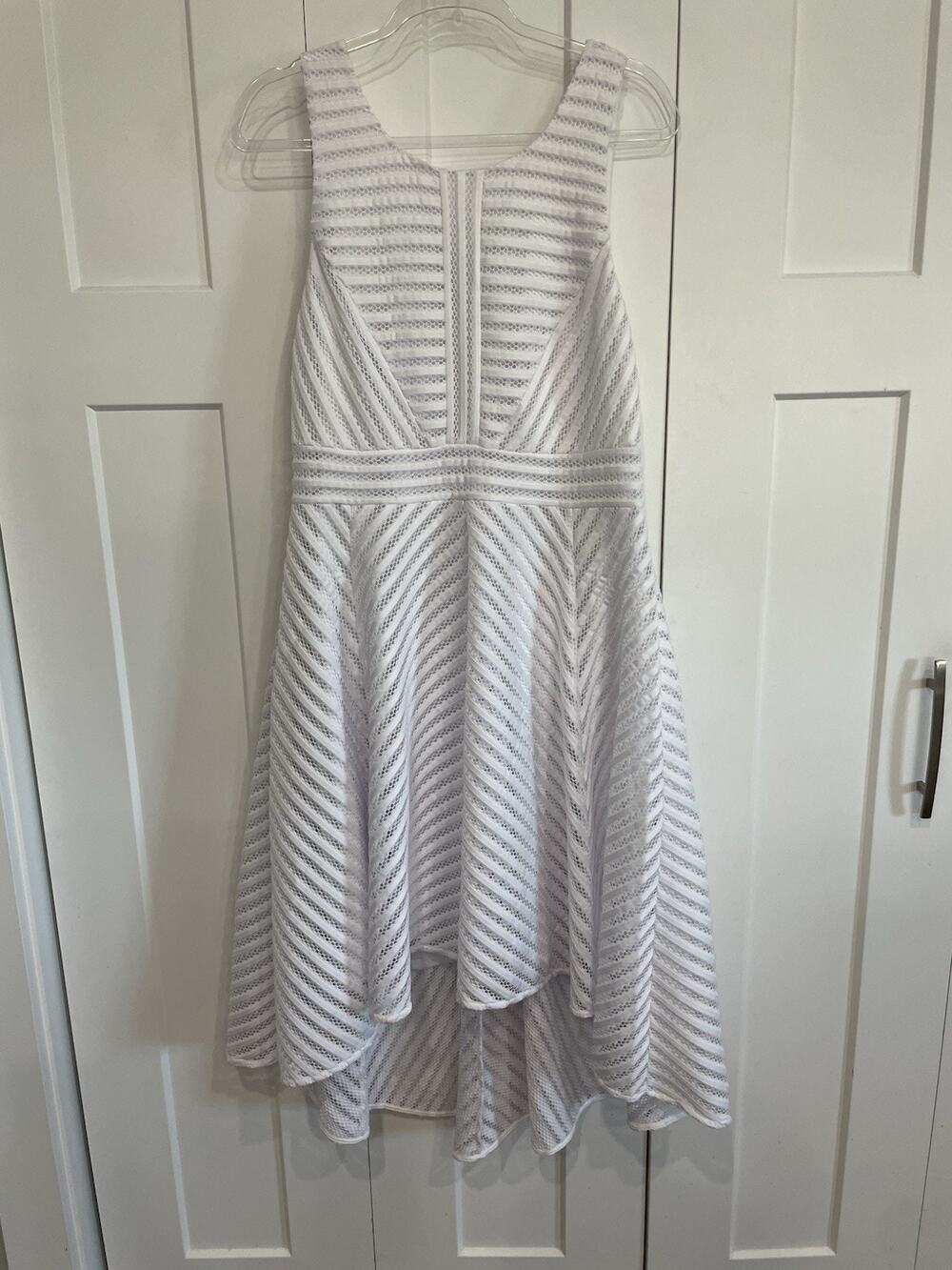 Lilly Pulitzer Tilly Midi Dress High Low White Size XL Fit & Flare